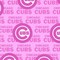 Fabric Traditions Chicago Cubs Pink 58 Inch Wide Breast Cancer MLB 100% Cotton